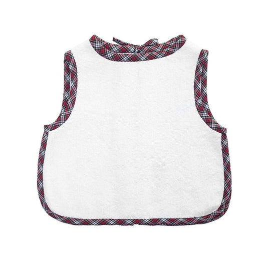 Apron Baby Bib | Tartan - Blissfully Lavender BoutiqueLouelle.