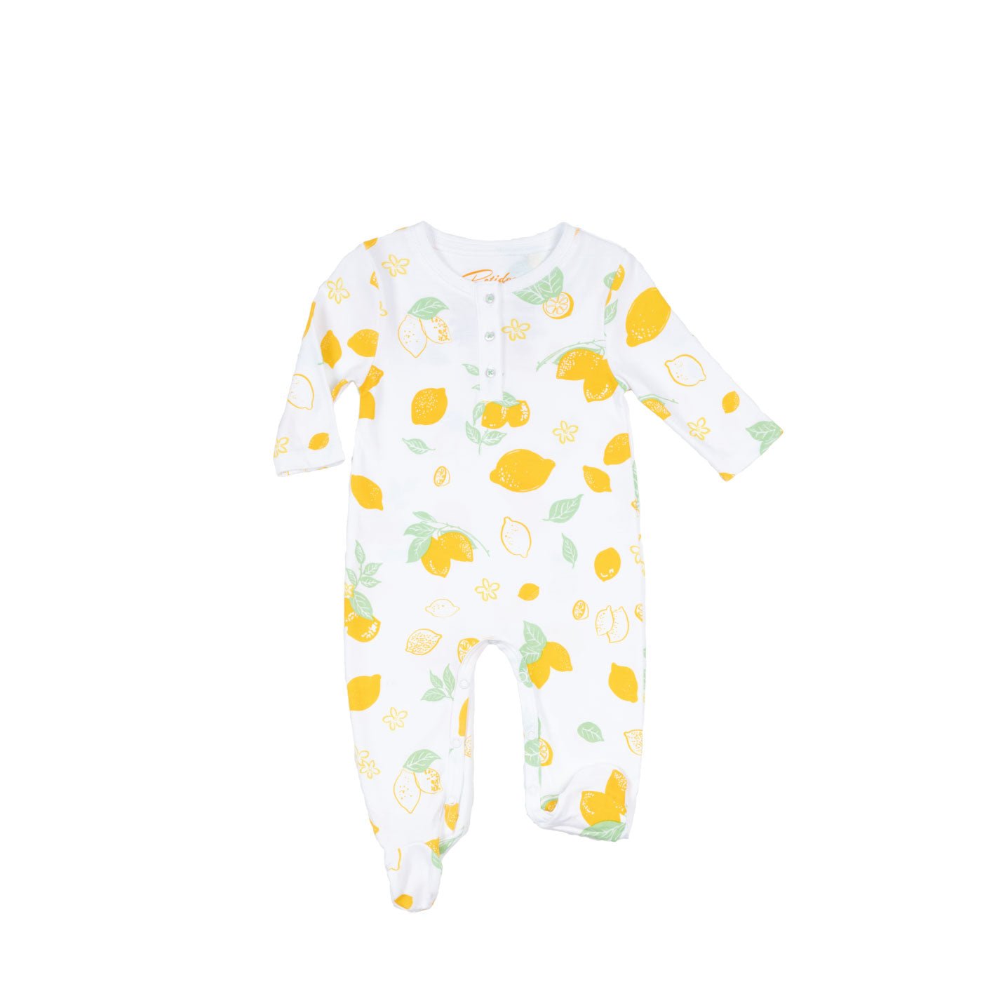 Baby Amalfi Lemons Pima Cotton Onesie - Blissfully Lavender BoutiquePetidoux