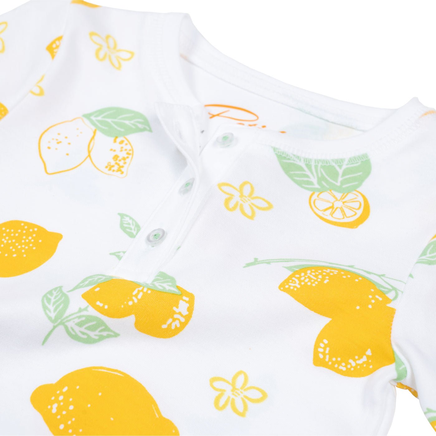 Baby Amalfi Lemons Pima Cotton Onesie - Blissfully Lavender BoutiquePetidoux