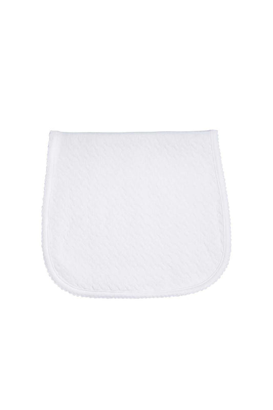 Baby Basket Weave Baby Burp Cloth - Blissfully Lavender BoutiqueNella Pima