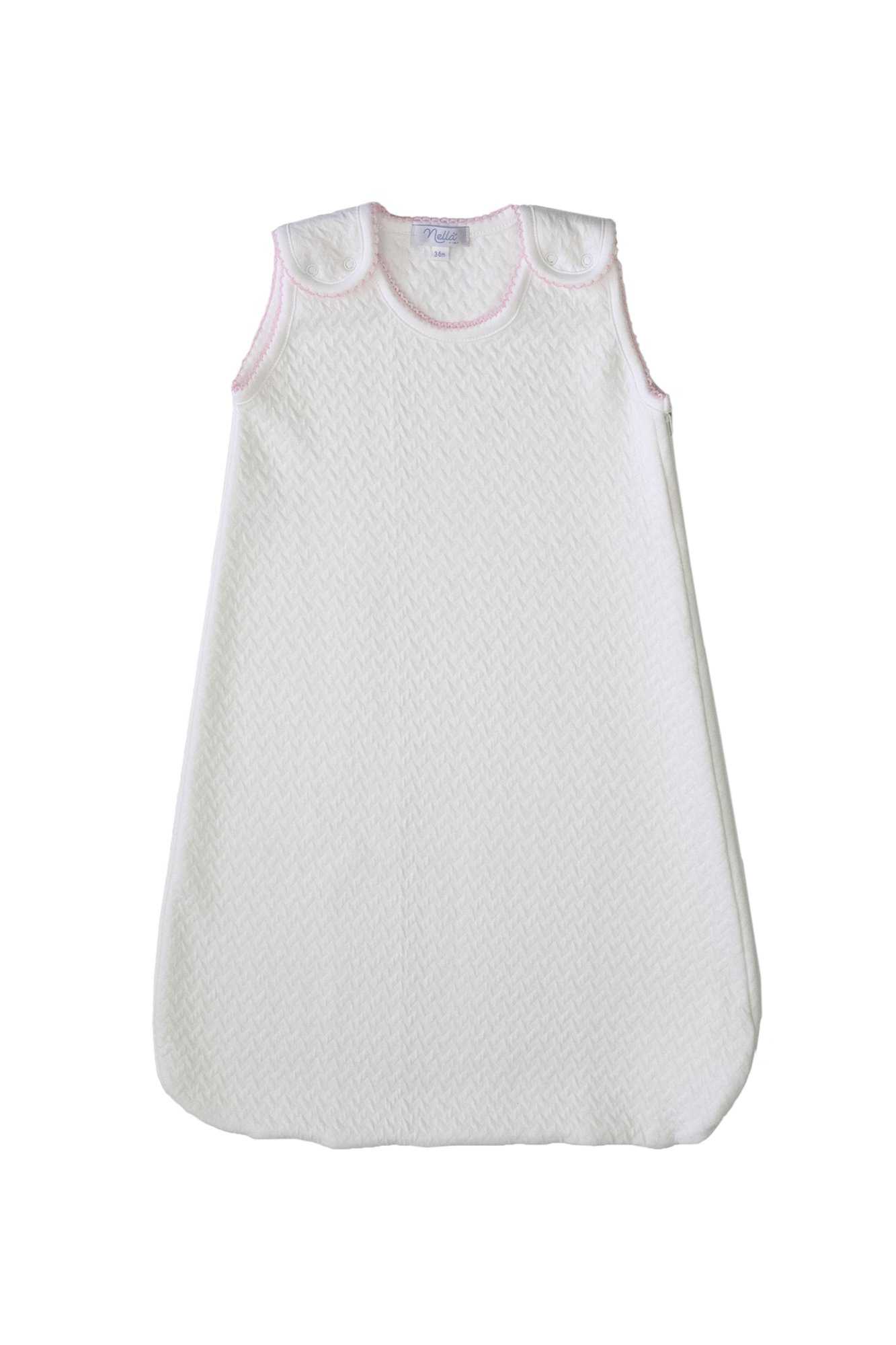 Baby Basket Weave Quilted Sleep Sack - Blissfully Lavender BoutiqueNella Pima