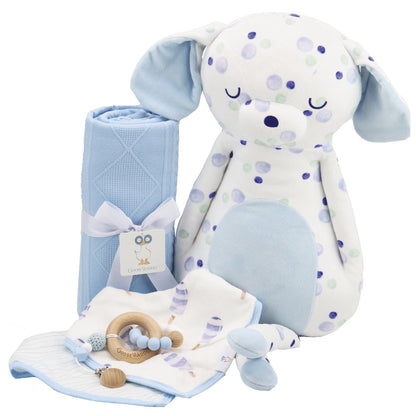 Baby Blue Knit Blanket - Blissfully Lavender BoutiqueGoosewaddle® | Newborn Baby Blankets Toys Teethers Bibs & More