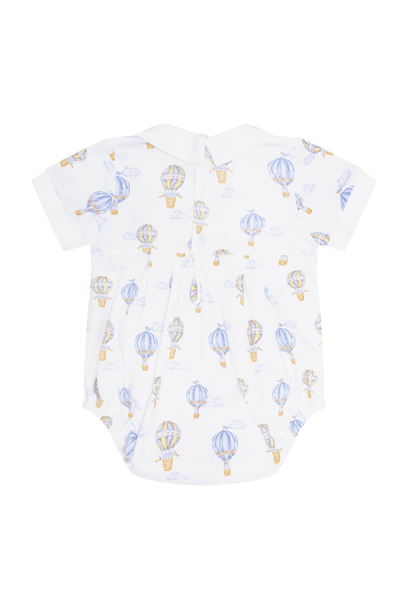 Baby Boy Blue Balloons Print Bubble - Blissfully Lavender BoutiqueNella Pima