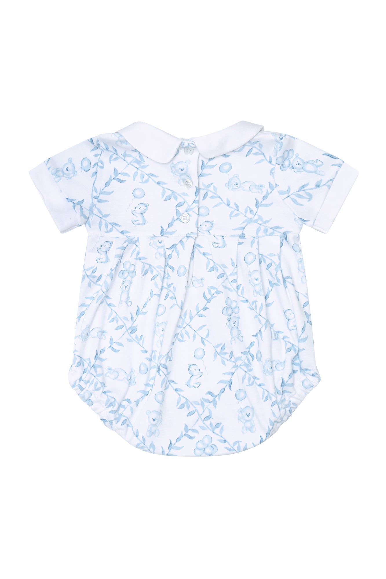 Baby Boy Blue Bears Trellace Bubble - Blissfully Lavender BoutiqueNella Pima