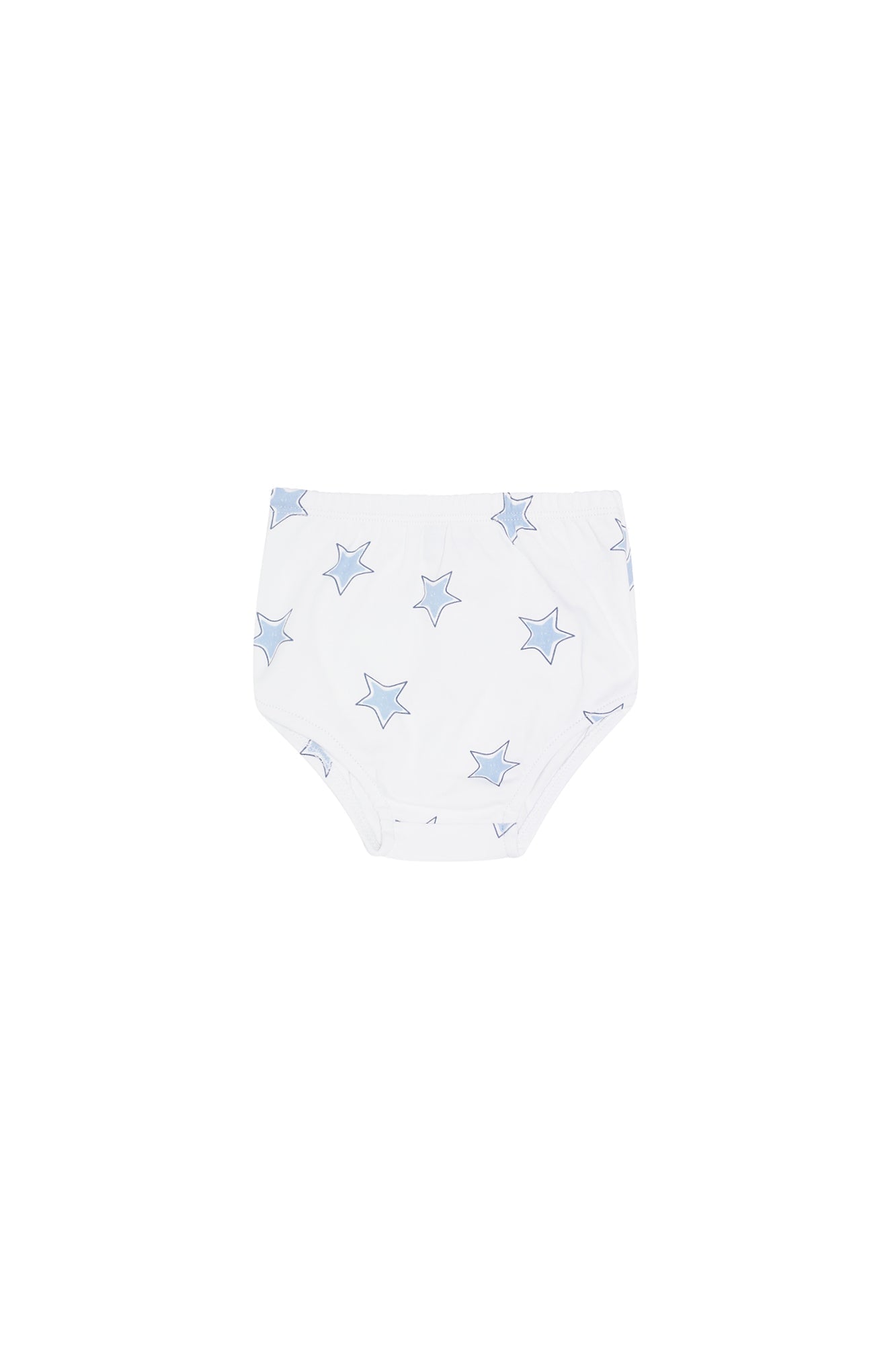 Baby Boy Blue Stars Print Diaper Cover Set - Blissfully Lavender BoutiqueNella Pima