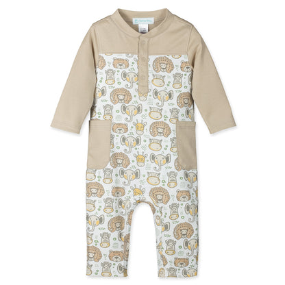 Baby Boy Congo Creatures Romper - Blissfully Lavender BoutiqueFeather Baby