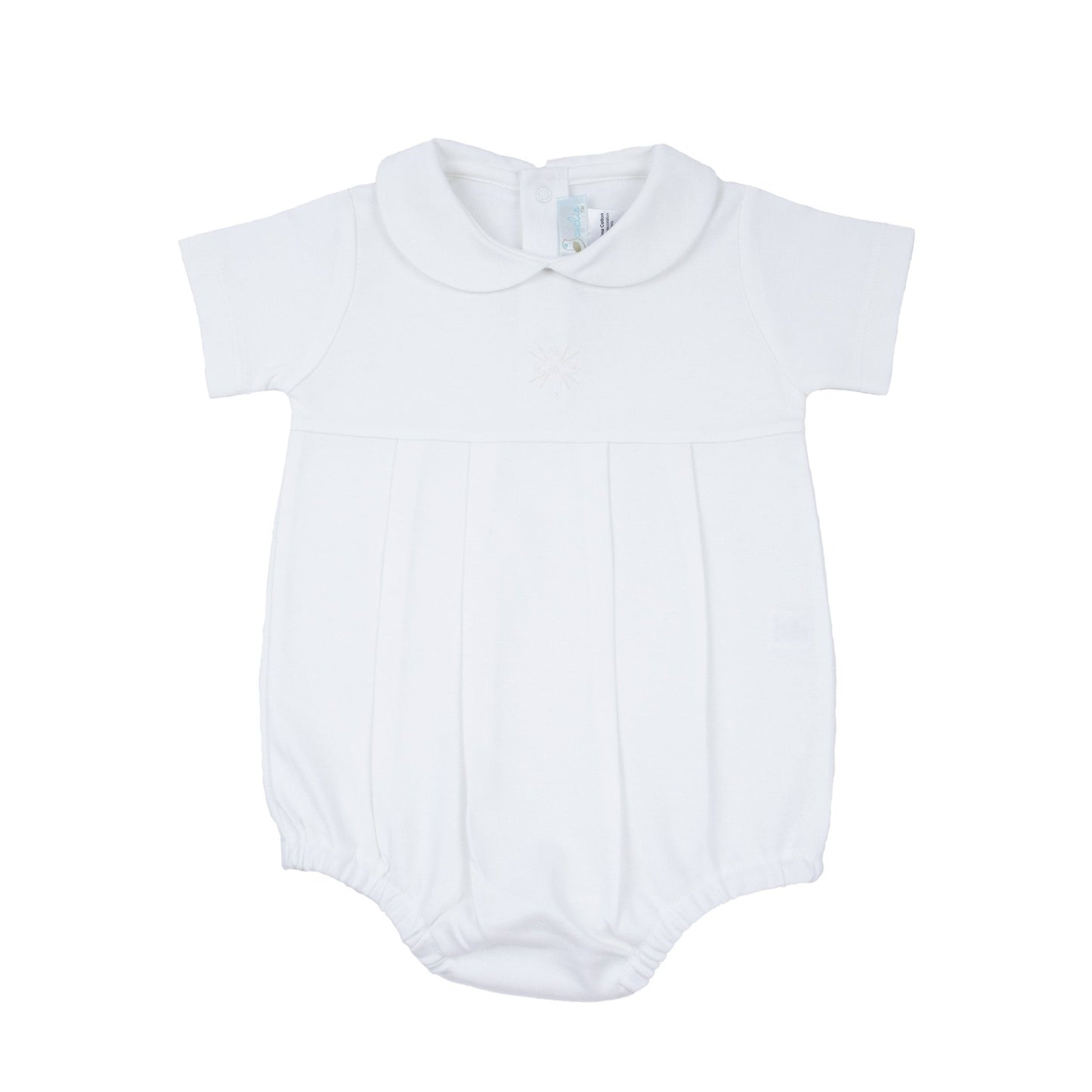 Baby Boy Cross Pima Cotton Bubble Romper - Blissfully Lavender BoutiqueCuclie