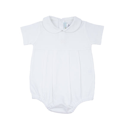 Baby Boy Cross Pima Cotton Bubble Romper - Blissfully Lavender BoutiqueCuclie