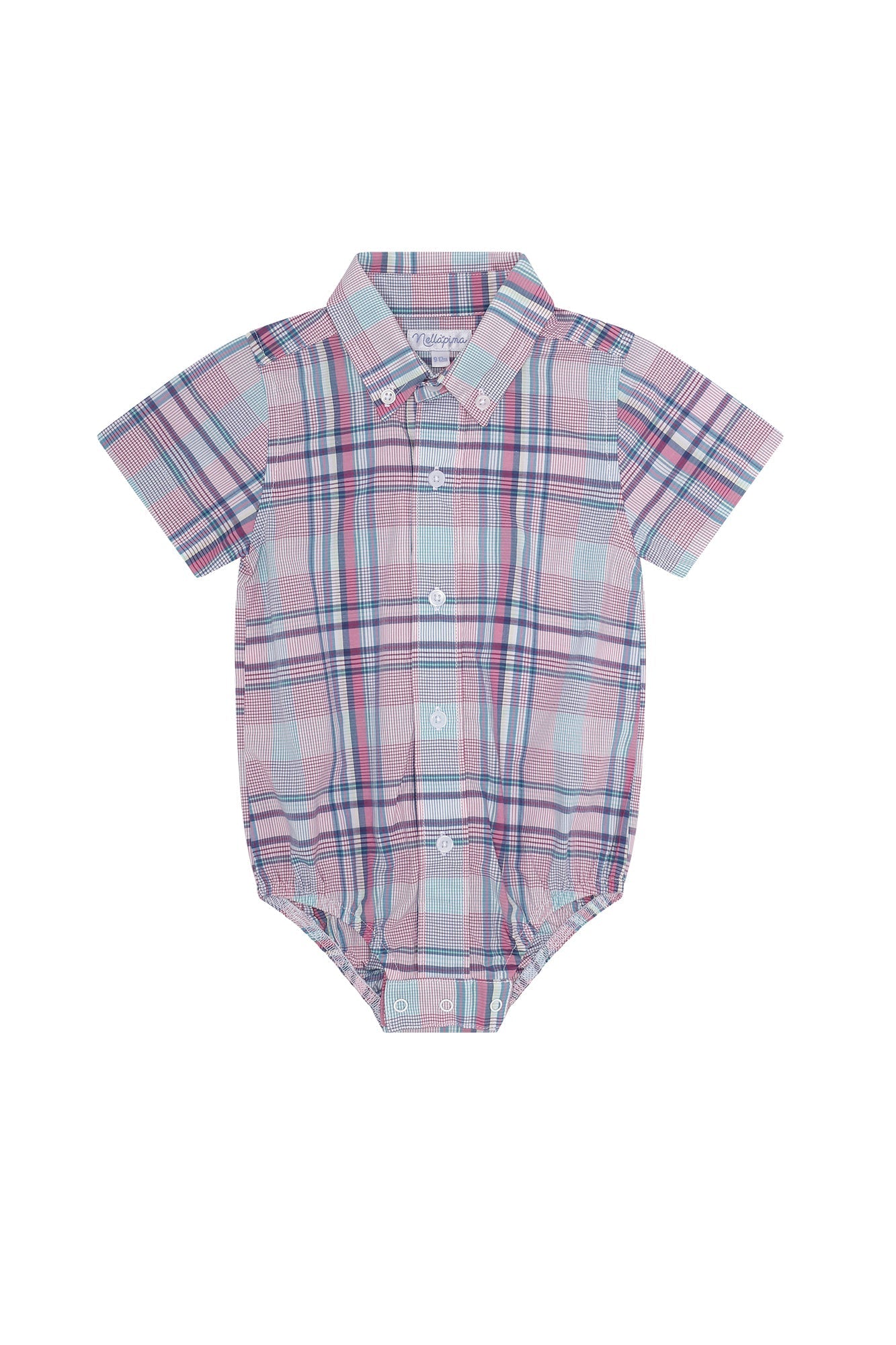 Baby Boy Nantucket Pima Cotton Onesie Shirt - Blissfully Lavender BoutiqueNella Pima