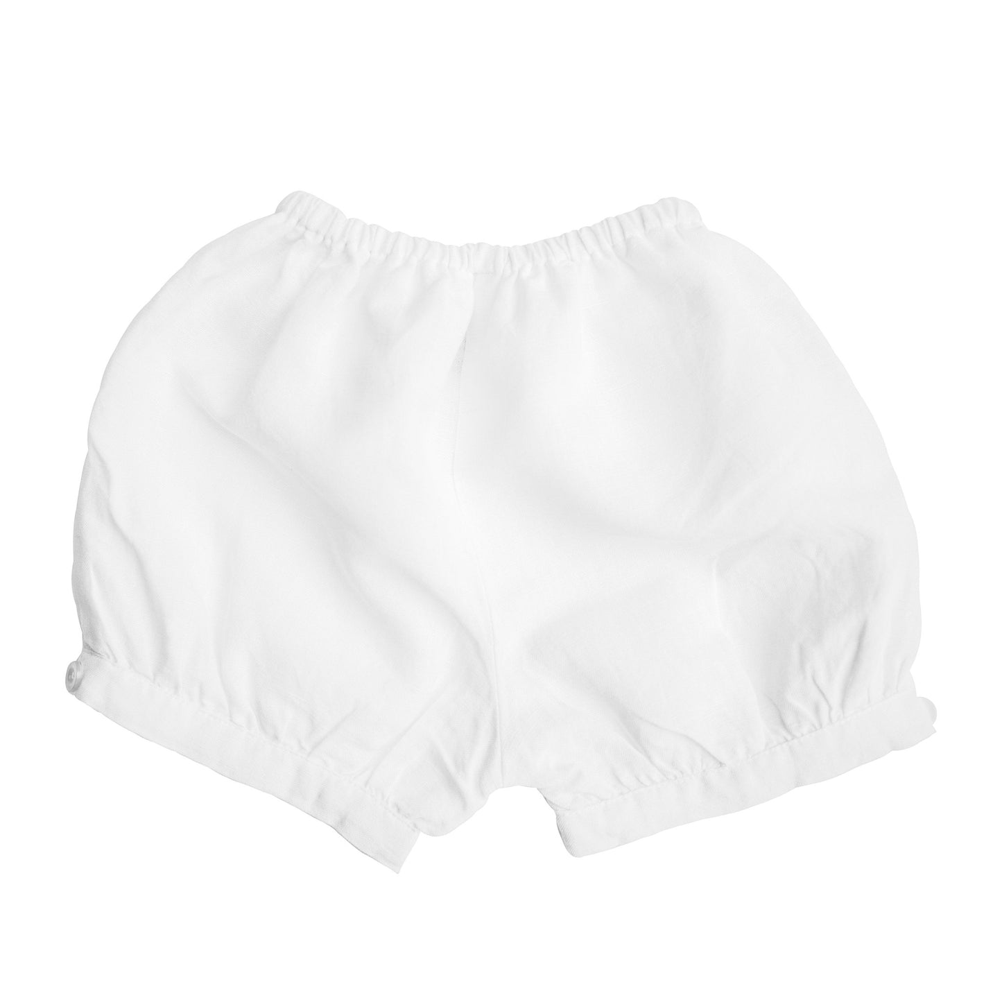 Baby Boy White Linen Shorts - Blissfully Lavender BoutiqueLouelle.