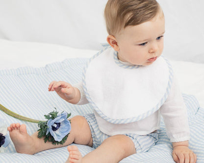 Baby Boys Short | pale blue gingham - Blissfully Lavender BoutiqueLouelle.