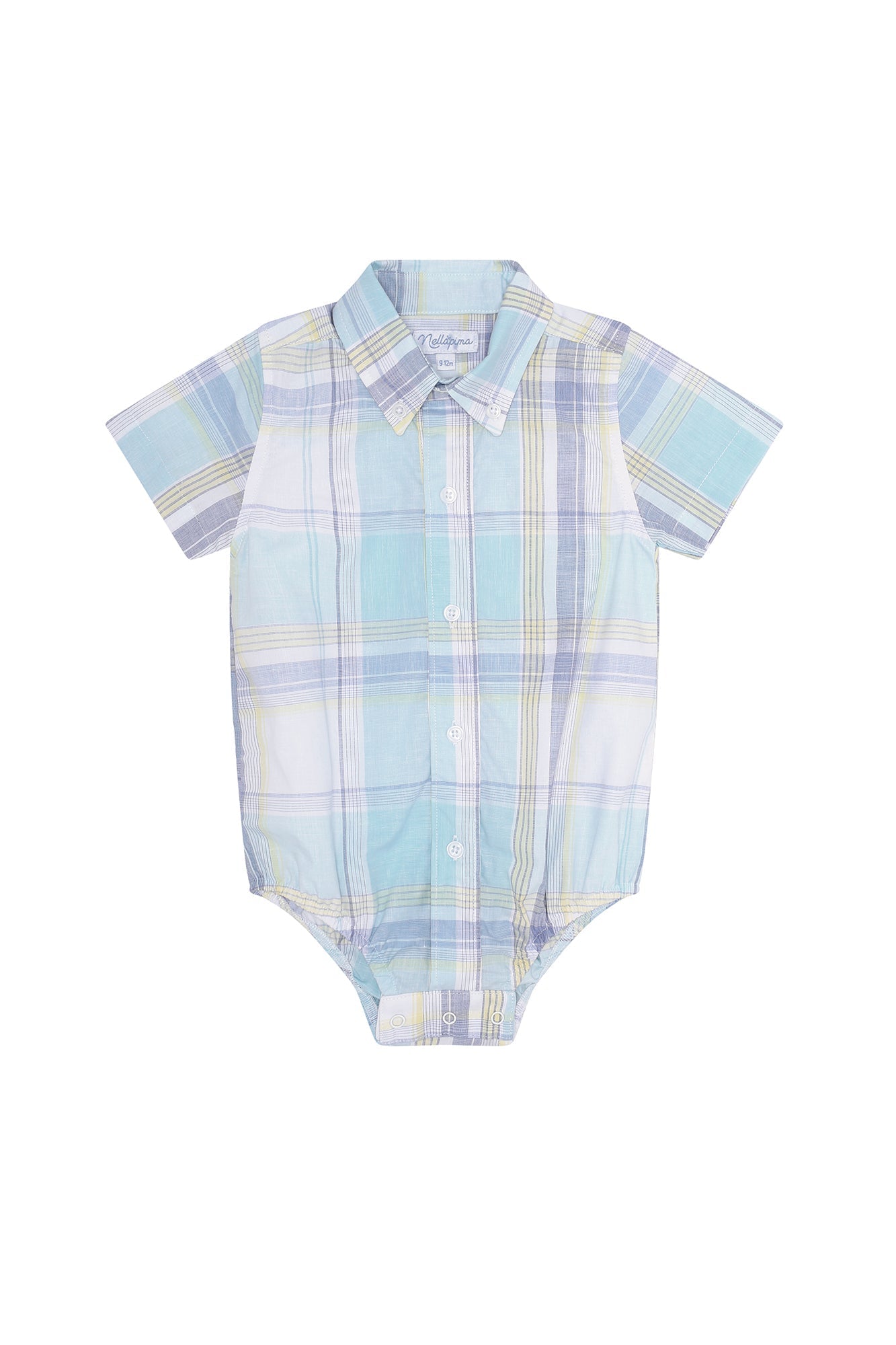 Baby Boys Spring Pima Cotton Onesie Shirt - Blissfully Lavender BoutiqueNella Pima