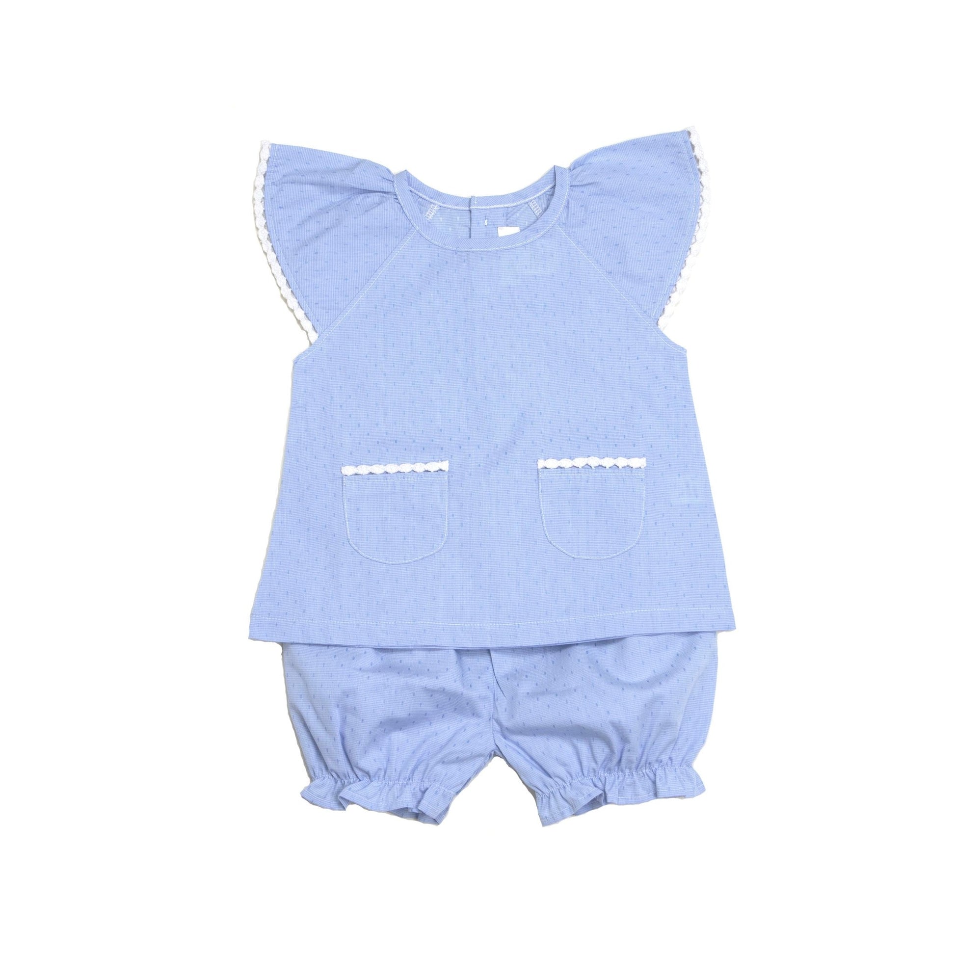 Baby Girl Anto Pima Cotton Summer Set - Blissfully Lavender BoutiqueCuclie