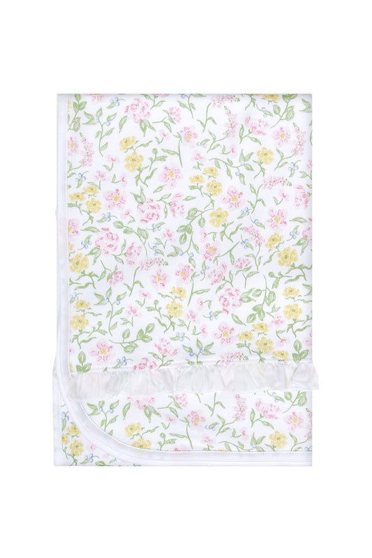 Baby Girl Berry Wildflowers Blanket - Blissfully Lavender BoutiqueNella Pima