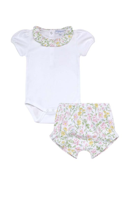 Baby Girl Berry Wildflowers Onesie Set - Blissfully Lavender BoutiqueNella Pima
