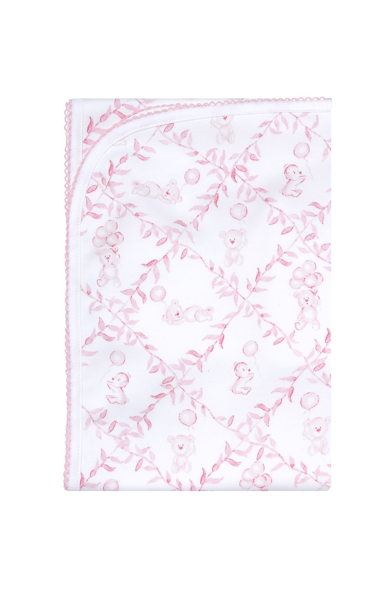 Baby Girl Pink Bears Trellace Blanket - Blissfully Lavender BoutiqueNella Pima