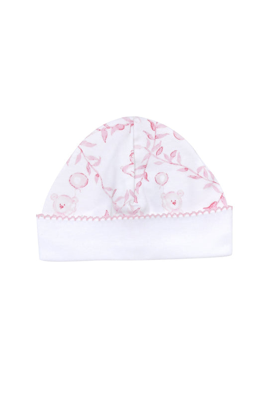 Baby Girl Pink Bears Trellace Hat - Blissfully Lavender BoutiqueNella Pima