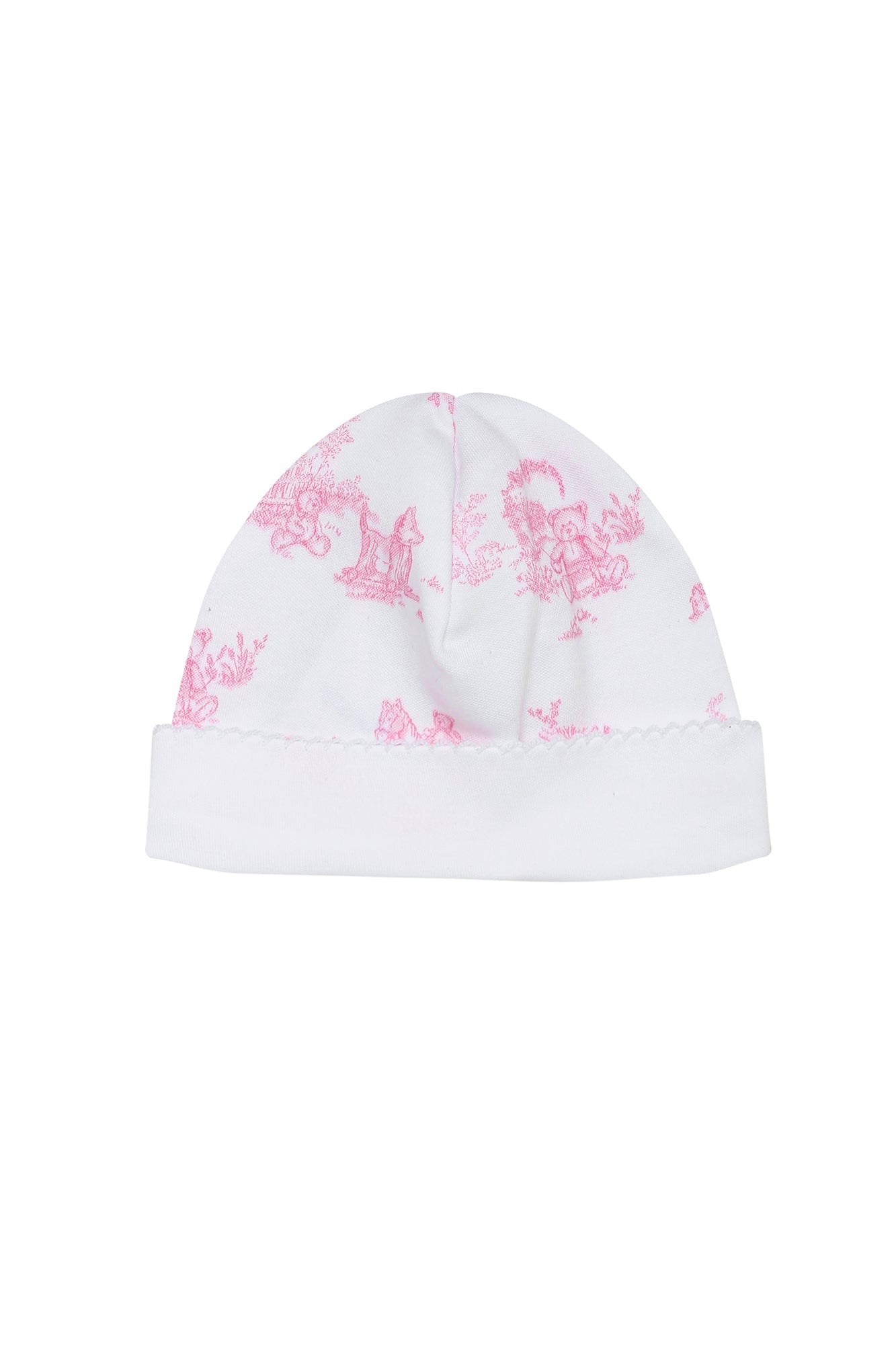 Baby Girl Pink Toile Hat - Blissfully Lavender BoutiqueNella Pima