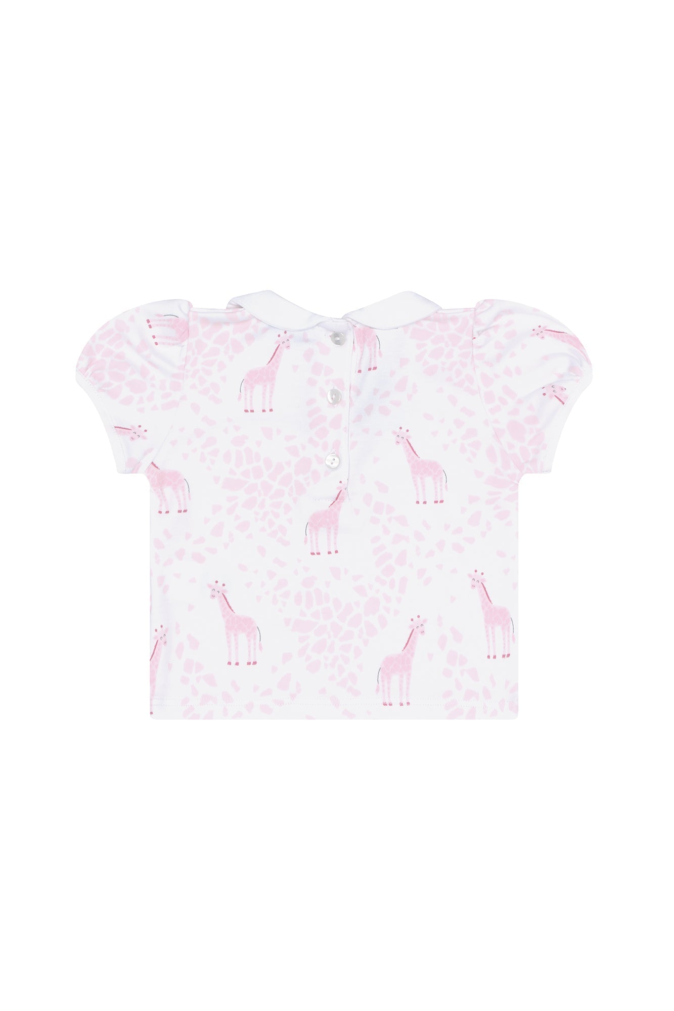 Baby GirlPink Giraffe Print Diaper Cover Set - Blissfully Lavender BoutiqueNella Pima