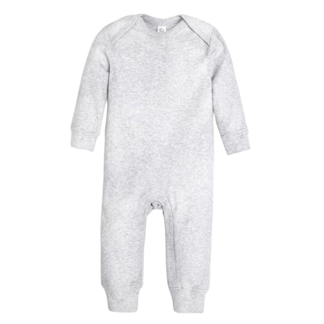 Baby Heather Grey Aspen Romper - Blissfully Lavender BoutiqueColored Organics