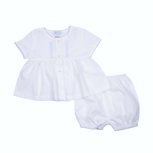 Baby White Classic Batiste Diaper Set - Blissfully Lavender BoutiqueCuclie