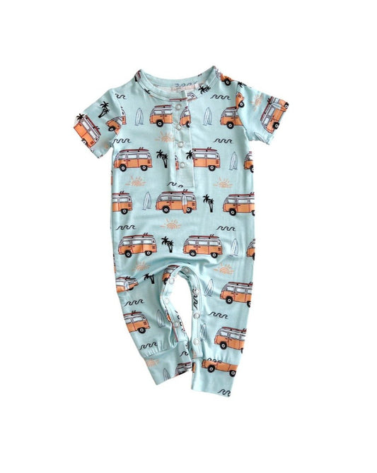 Boys Retro Beach Bamboo Jumpsuit