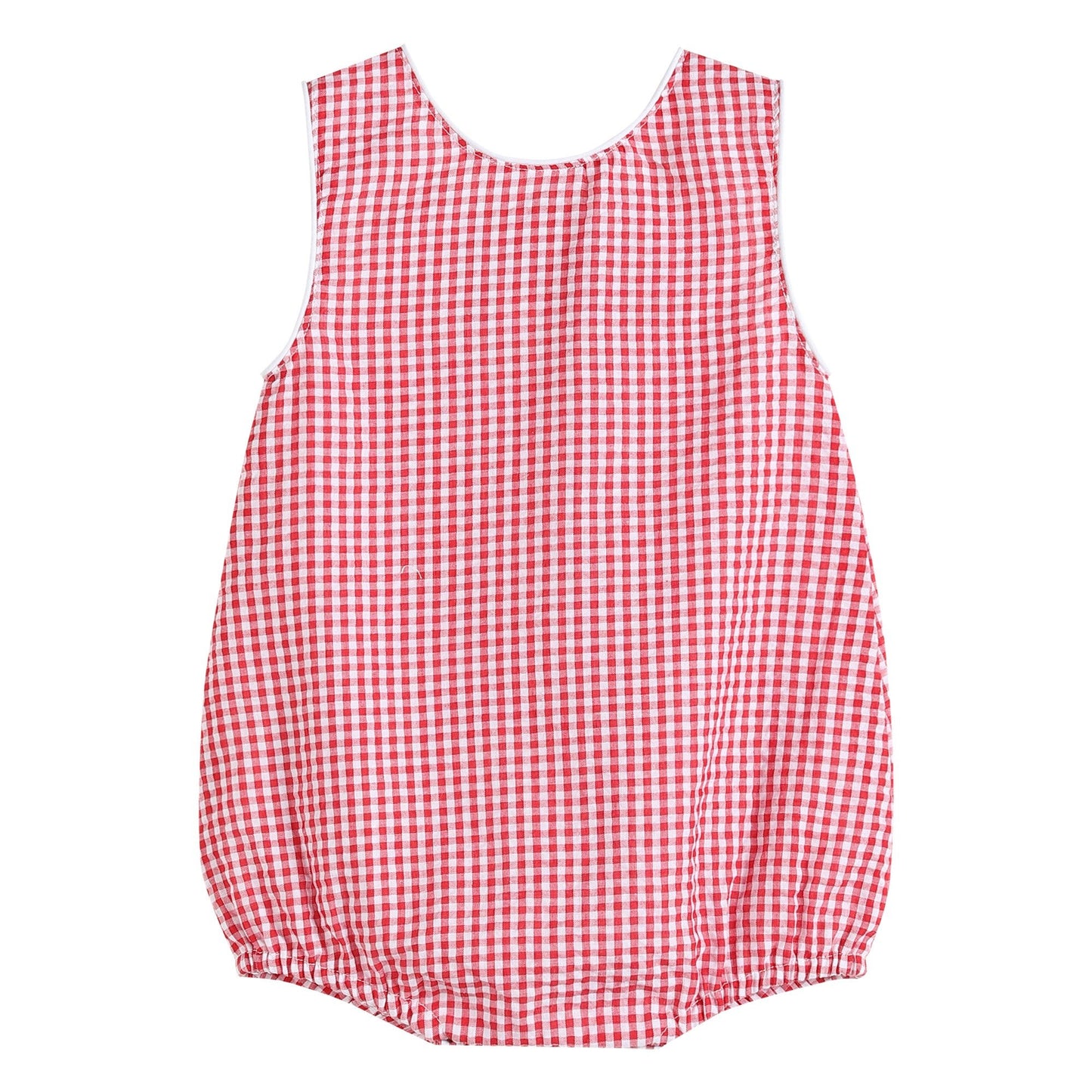 Basic Red Gingham Bubble Romper - Blissfully Lavender BoutiqueLil Cactus