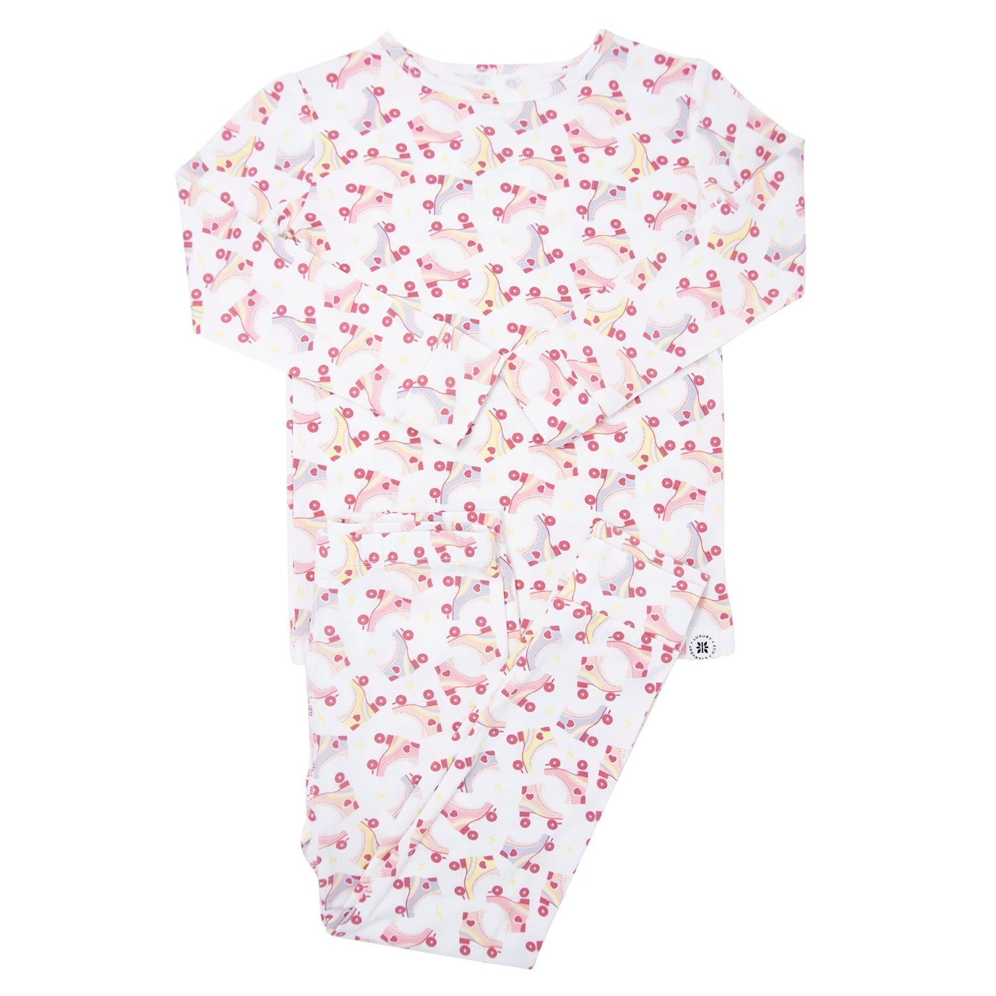 Girls Skates Baby Two Piece Pajama