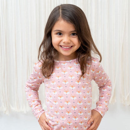 Girls Fox Lady Pajama Set