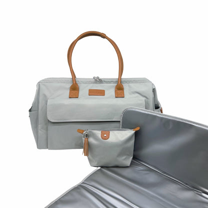 Birth Bag: Hospital Weekender Bag + Changing Pad + Pouch - Blissfully Lavender BoutiqueBaby Boldly