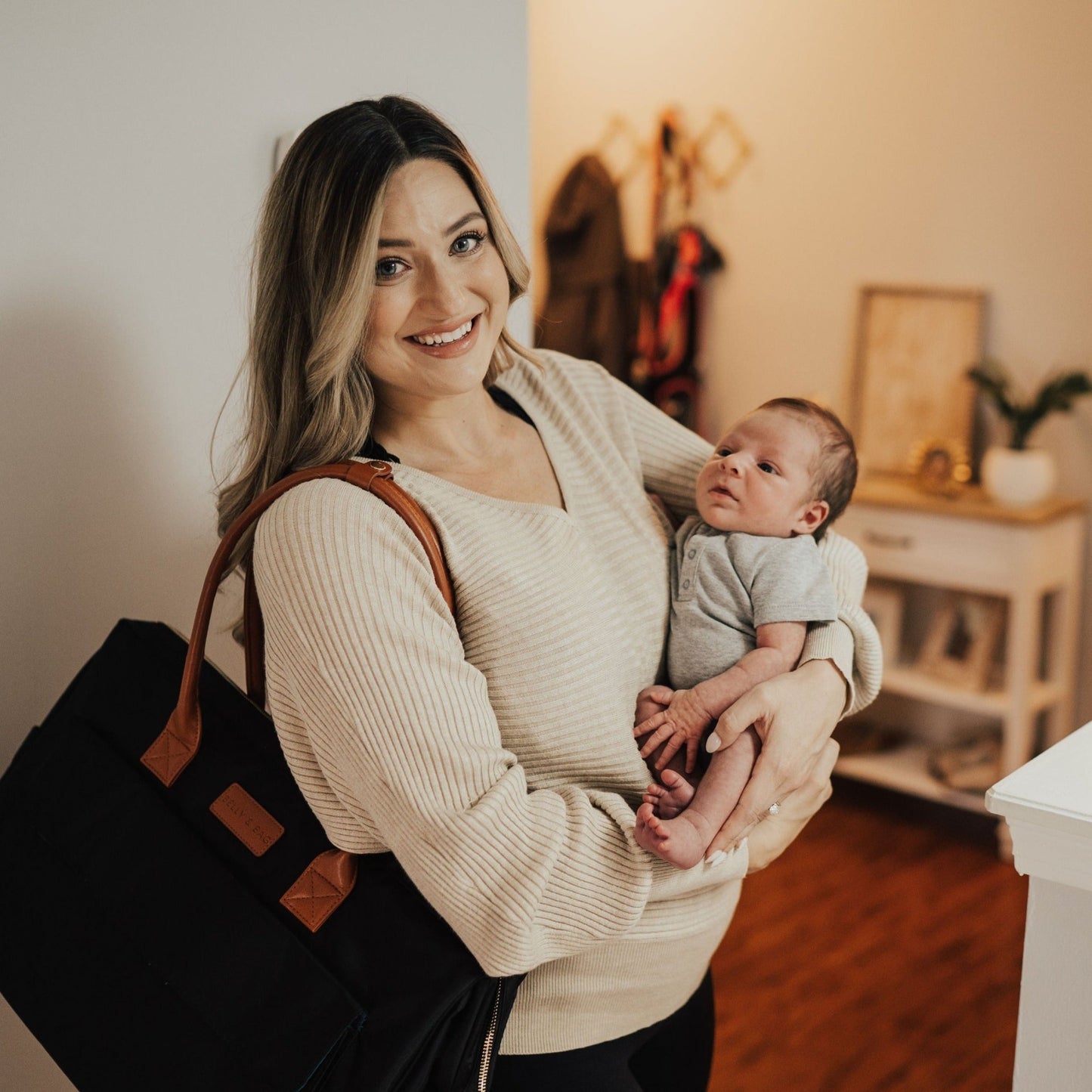 Birth Bag: Hospital Weekender Bag + Changing Pad + Pouch - Blissfully Lavender BoutiqueBaby Boldly