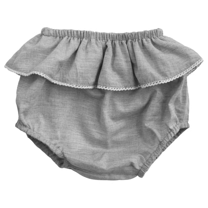 Bloomer | Husk Grey Ruffle - Blissfully Lavender BoutiqueLouelle.