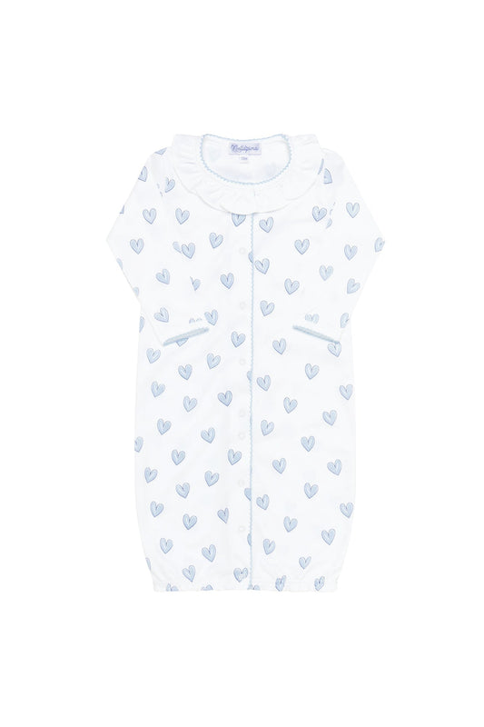 Blue Heart Print Converter Gown - Blissfully Lavender BoutiqueNella Pima