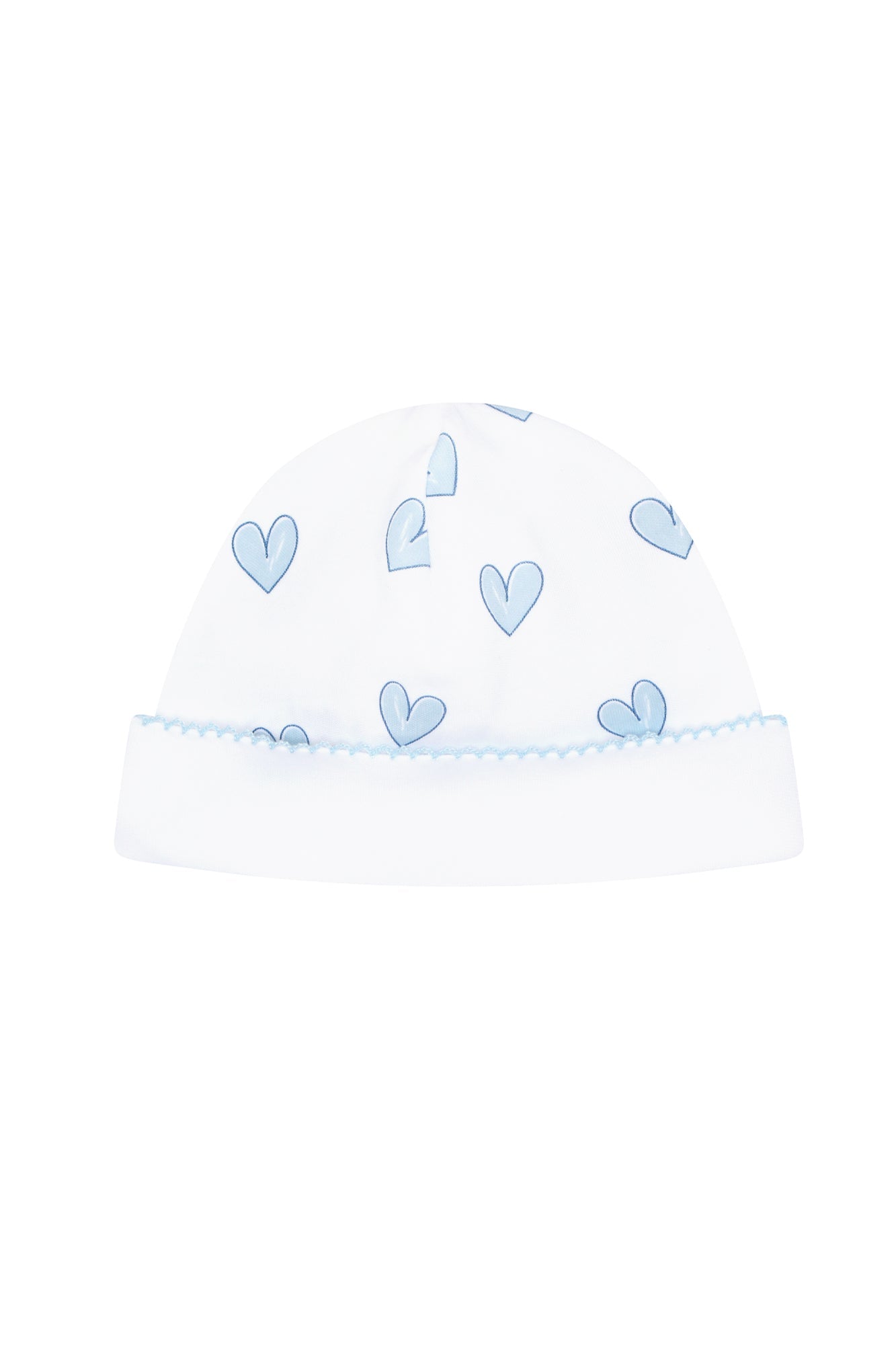 Blue Heart Print Hat - Blissfully Lavender BoutiqueNella Pima