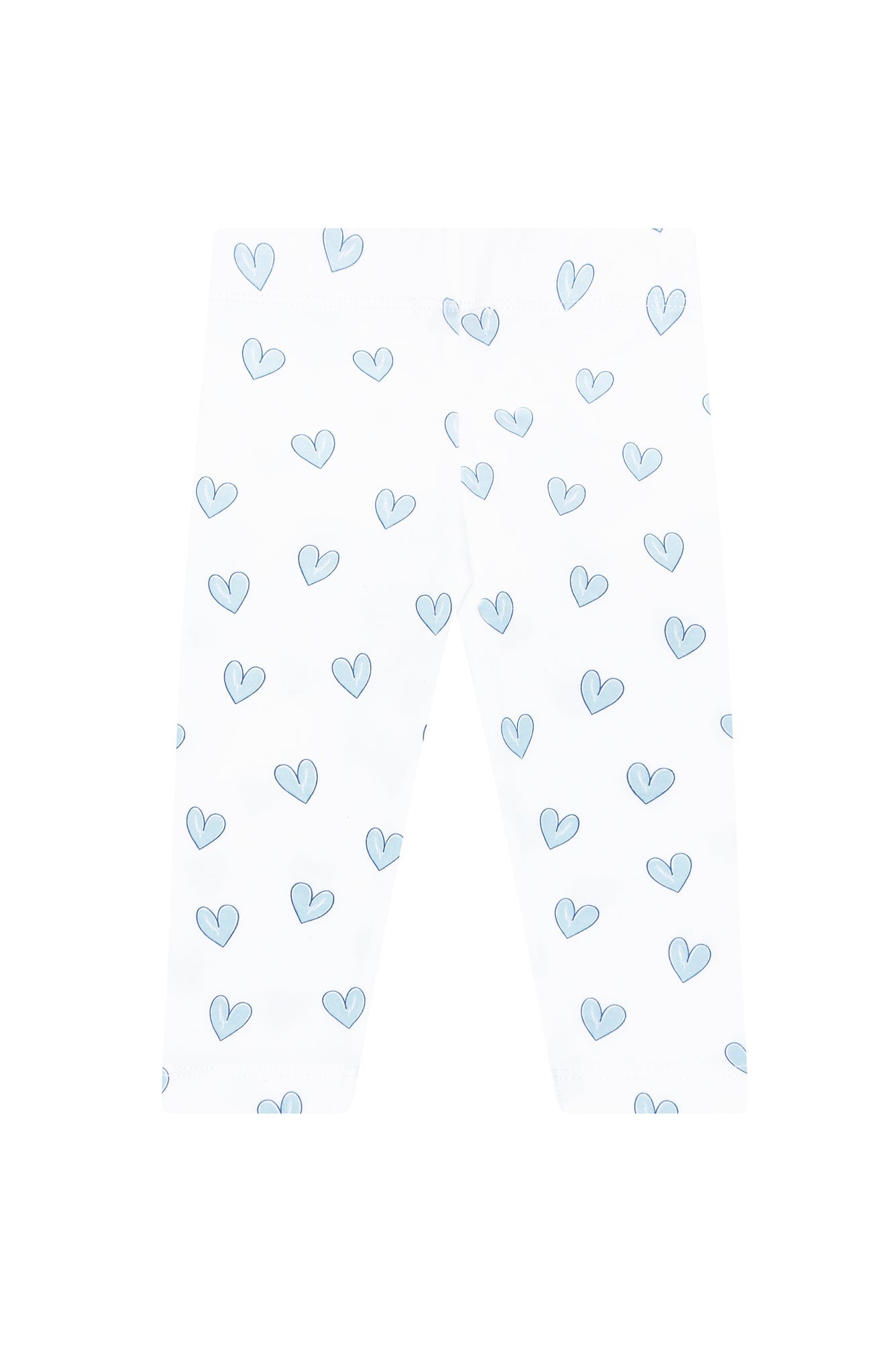 Blue Heart Print Pima Leggings - Blissfully Lavender BoutiqueNella Pima