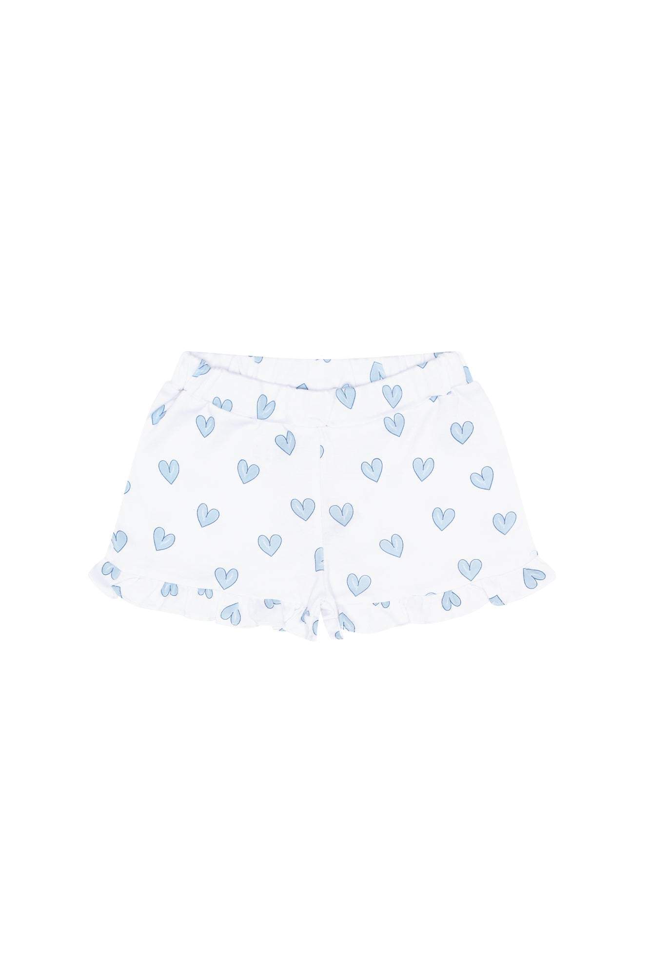 Blue Heart Short Set - Blissfully Lavender BoutiqueNella Pima