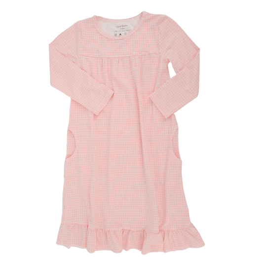 Pink Basketweave Boho Dress for Girls