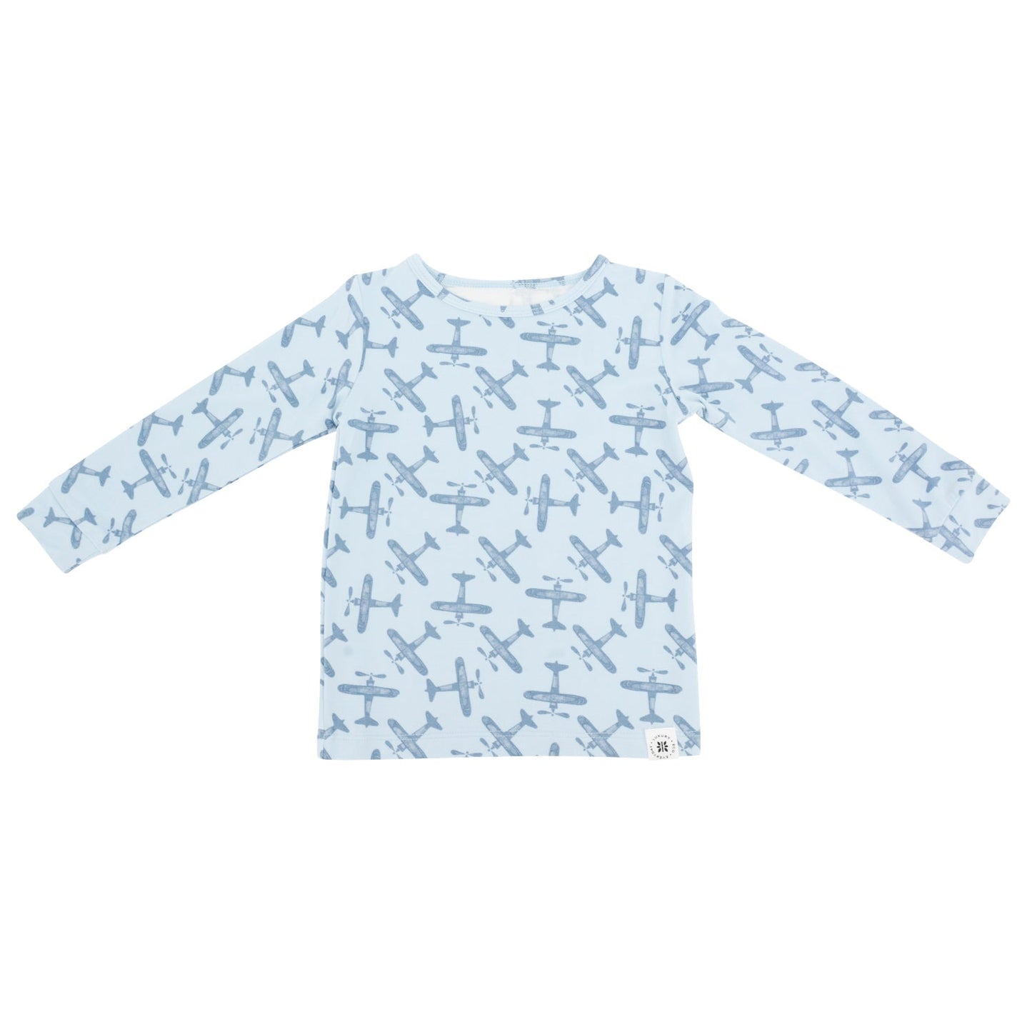 Boys Blue Airplanes Bamboo Pajama - Blissfully Lavender BoutiqueSweet Bamboo