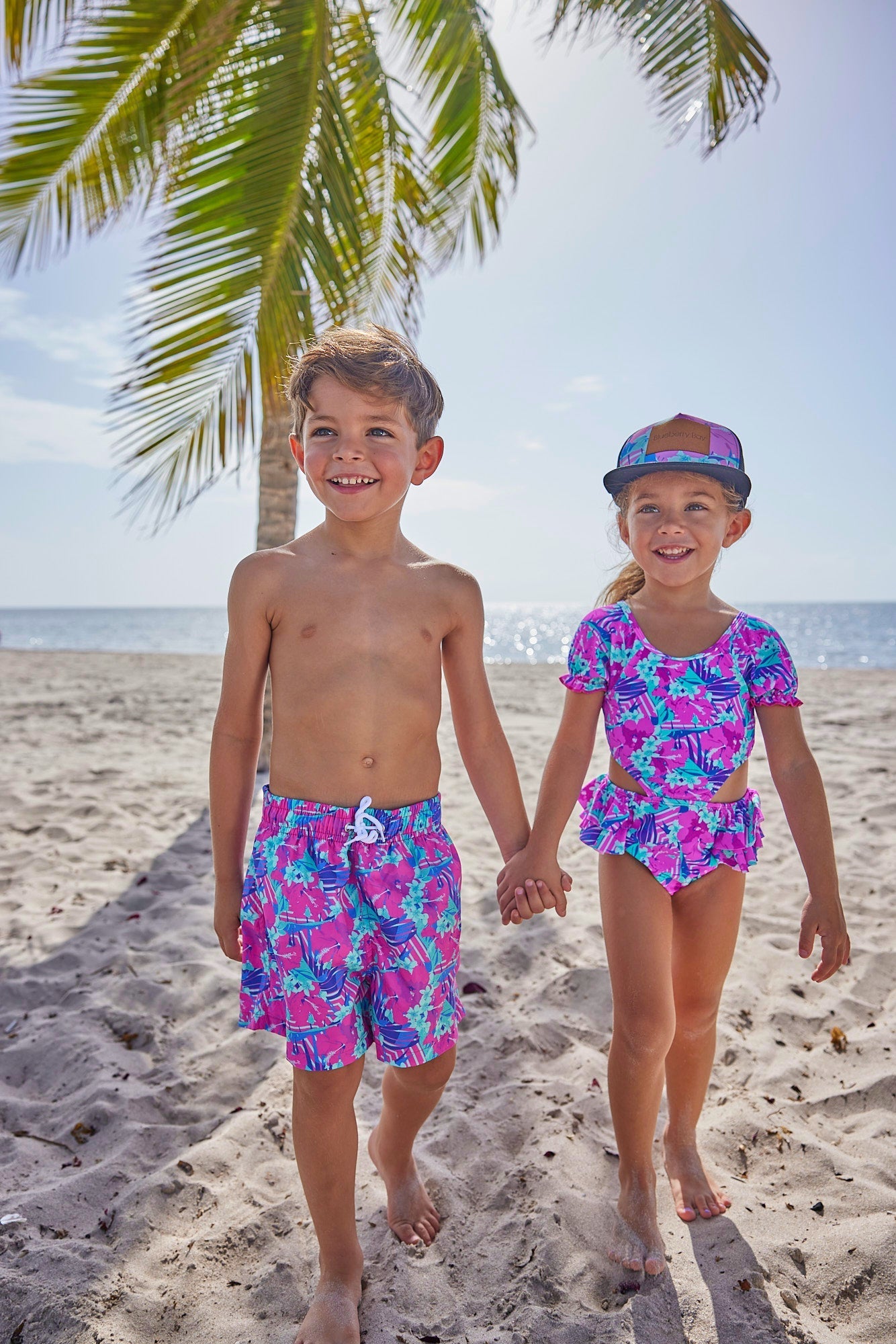 Boys Canyon Shores Swim Trunks - Blissfully Lavender BoutiqueBlueberry Bay