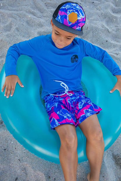 Boys Cedar Beach Rash Guard - Blissfully Lavender BoutiqueBlueberry Bay