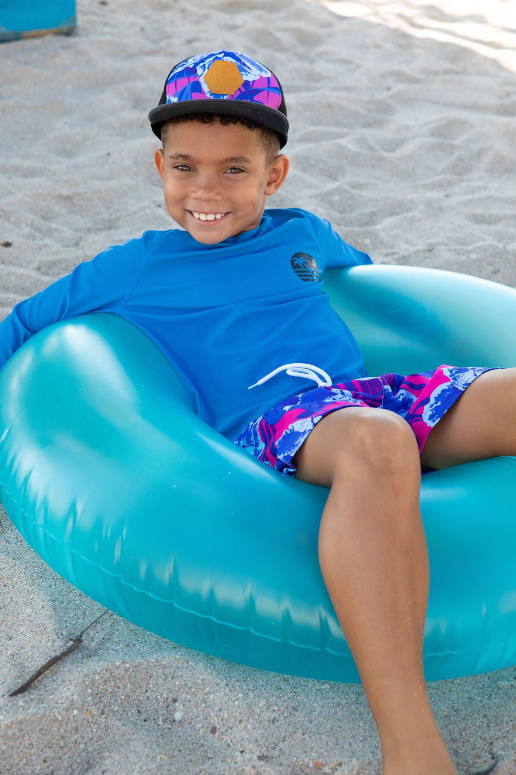 Boys Cedar Beach Rash Guard - Blissfully Lavender BoutiqueBlueberry Bay