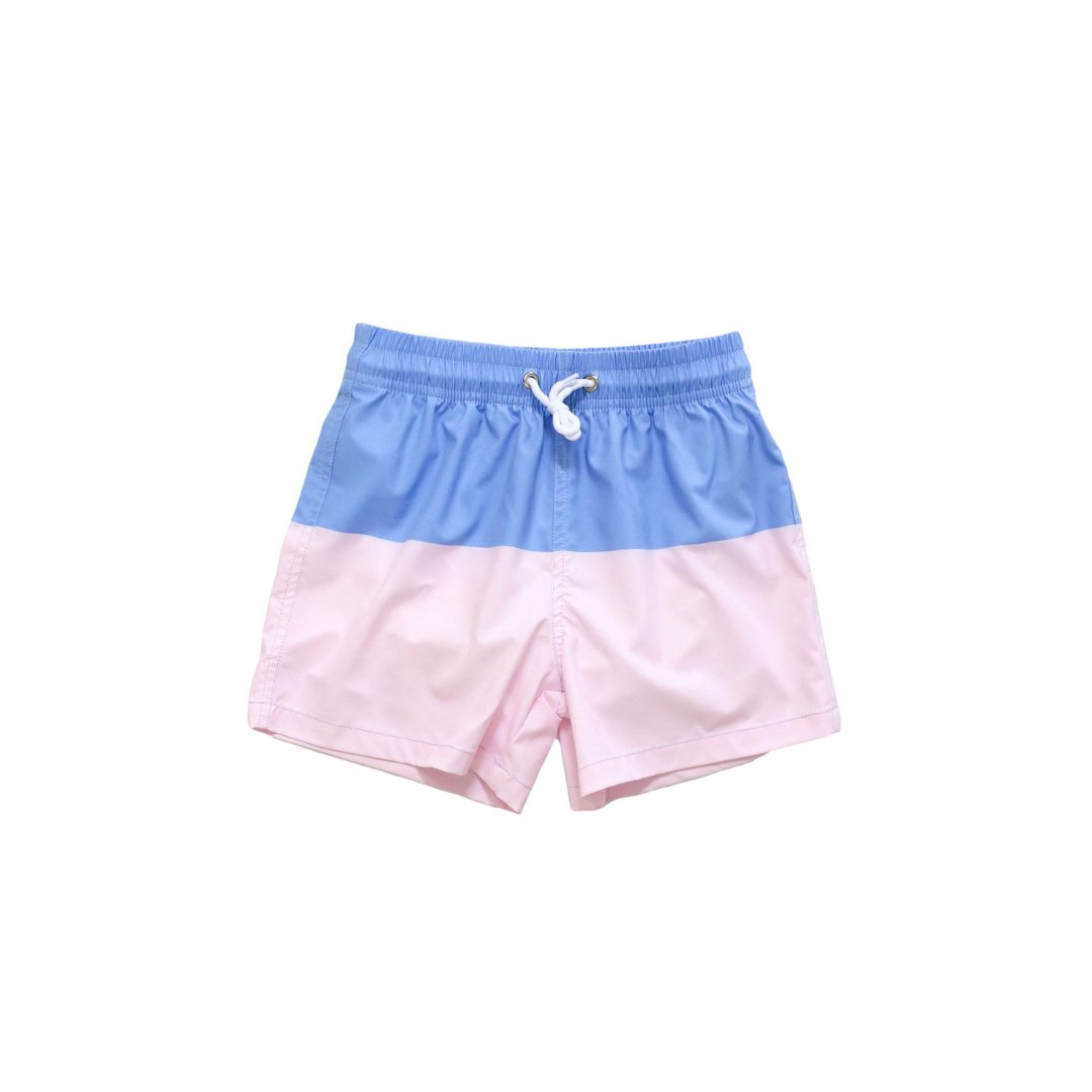 Boys Coastal Cabana Swim Trunks - Blissfully Lavender BoutiqueBlueberry Bay