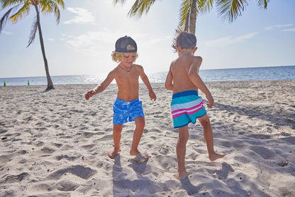 Boys Coconut Cottage Swim Trunks - Blissfully Lavender BoutiqueBlueberry Bay