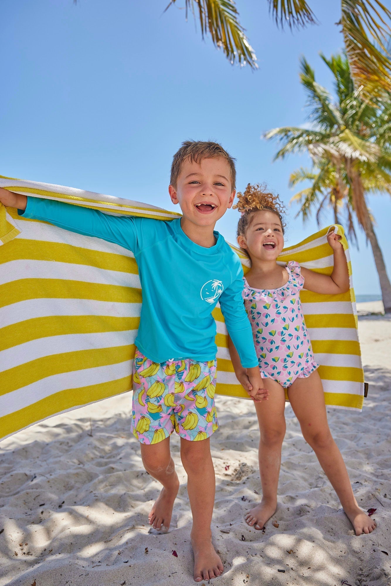 Boys Copa Banana Swim Trunks - Blissfully Lavender BoutiqueBlueberry Bay