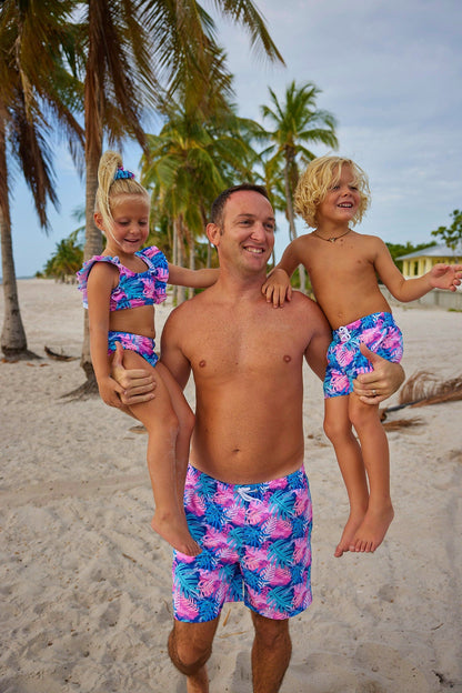 Boys Dune Digs Swim Trunks - Blissfully Lavender BoutiqueBlueberry Bay