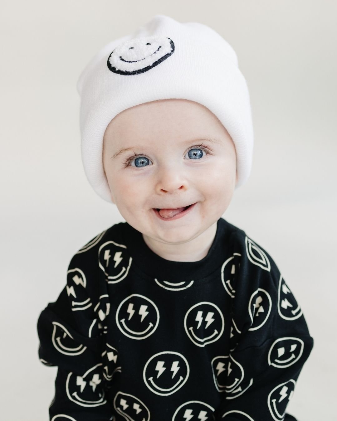 Boys Electric Smiley Jogger Set - Blissfully Lavender BoutiqueLUCKY PANDA KIDS