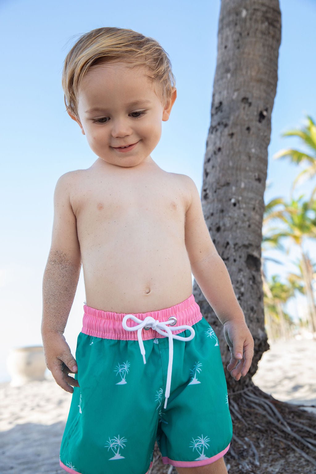 Boys Kapalia Bay Swim Trunks - Blissfully Lavender BoutiqueBlueberry Bay