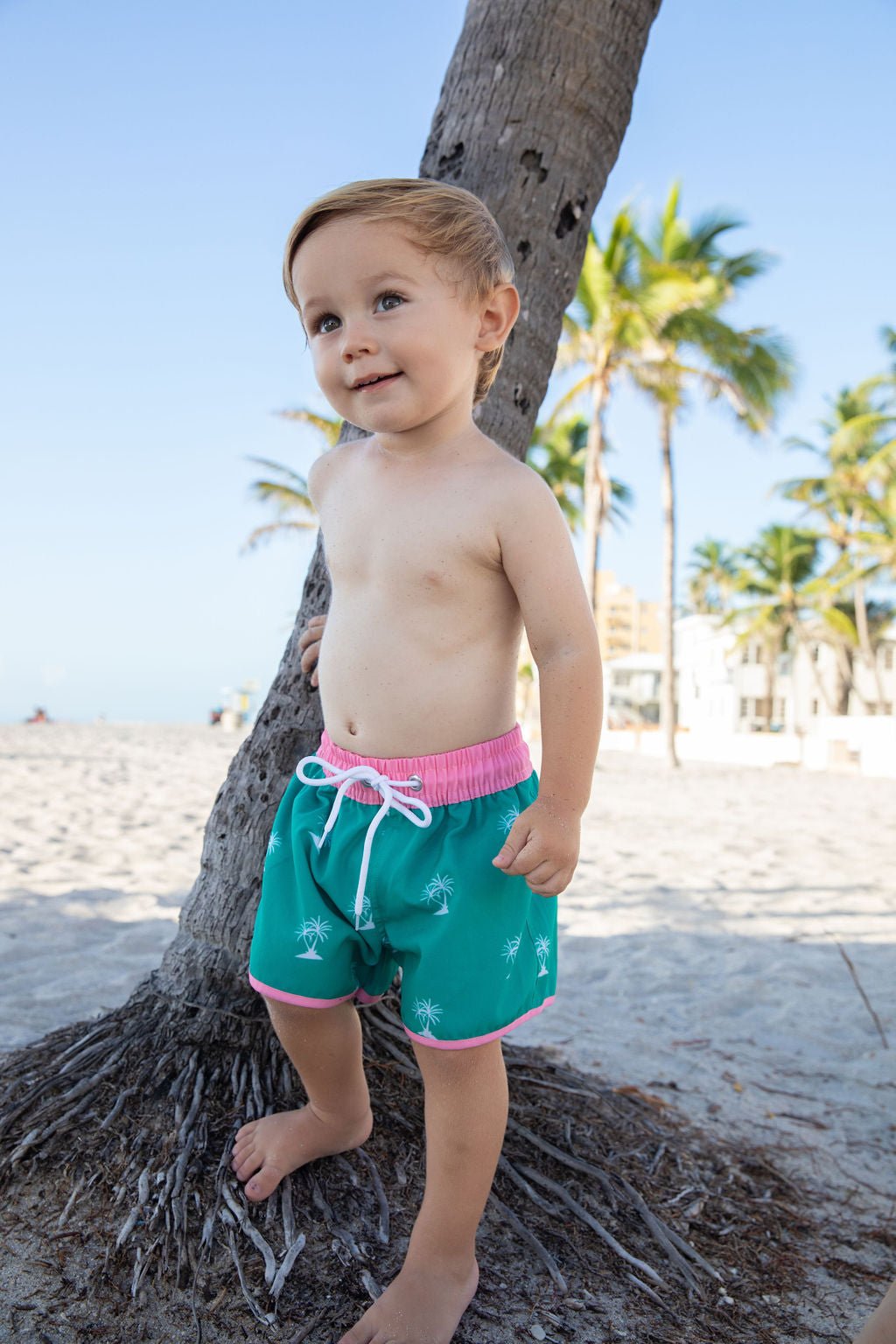 Boys Kapalia Bay Swim Trunks - Blissfully Lavender BoutiqueBlueberry Bay