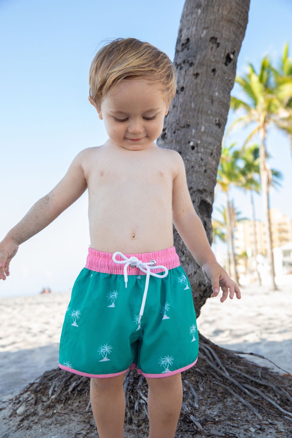 Boys Kapalia Bay Swim Trunks - Blissfully Lavender BoutiqueBlueberry Bay