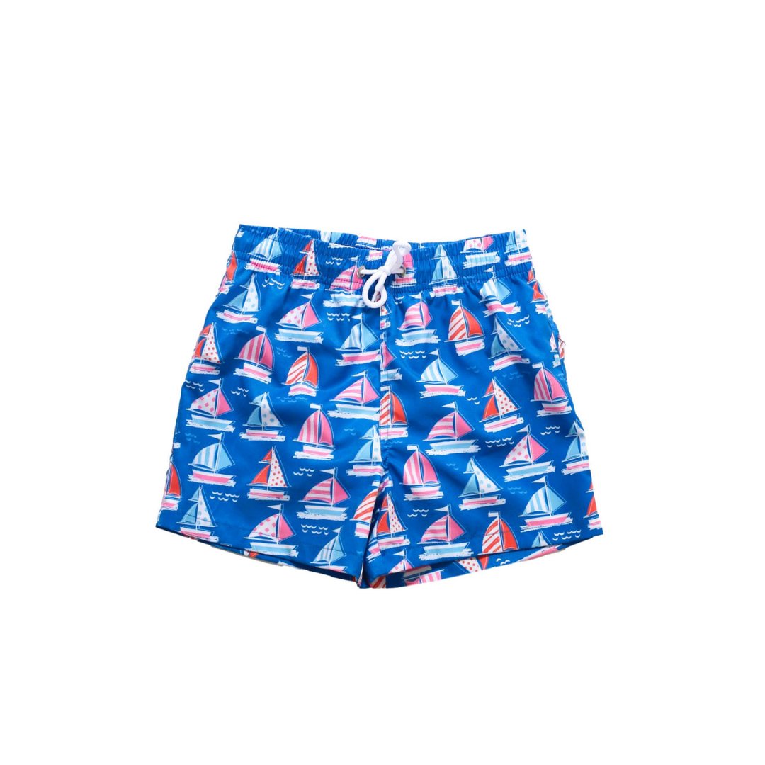 Boys Oyster Bay Swim Trunks - Blissfully Lavender BoutiqueBlueberry Bay